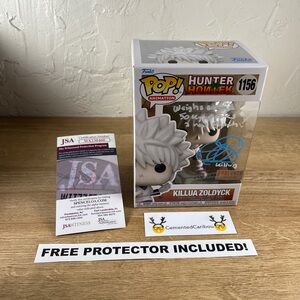 Killua Zoldyck Funko Pop 1156 BoxLunch Hunter x Hunter COA Signed Autograph MINT